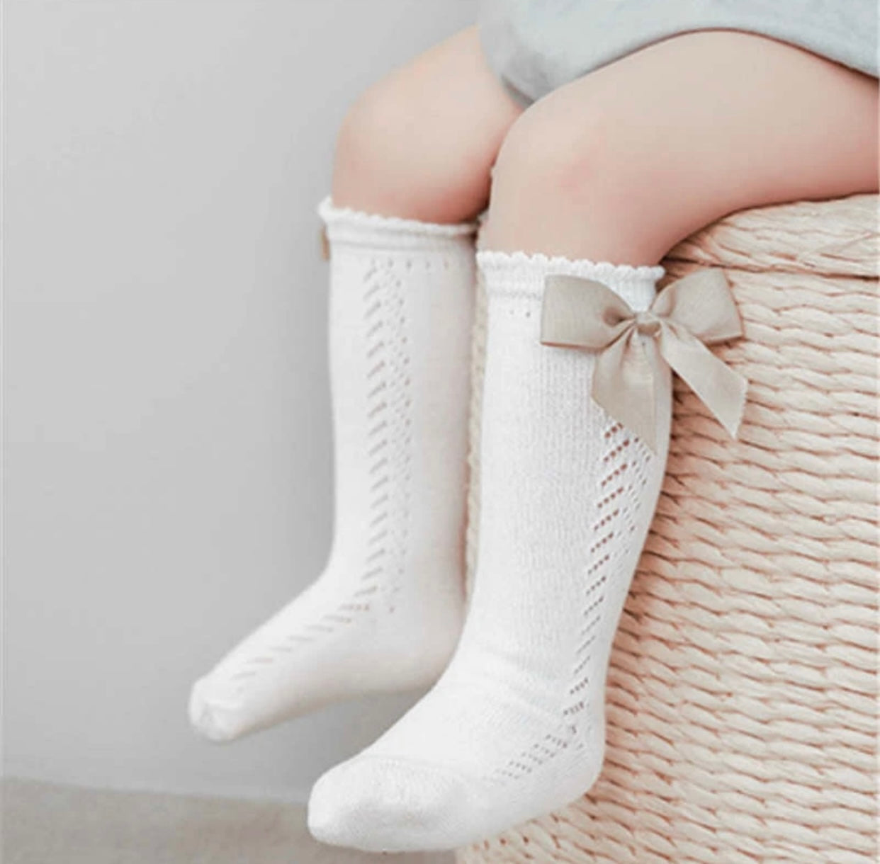 Baby knitted knee high – Ally