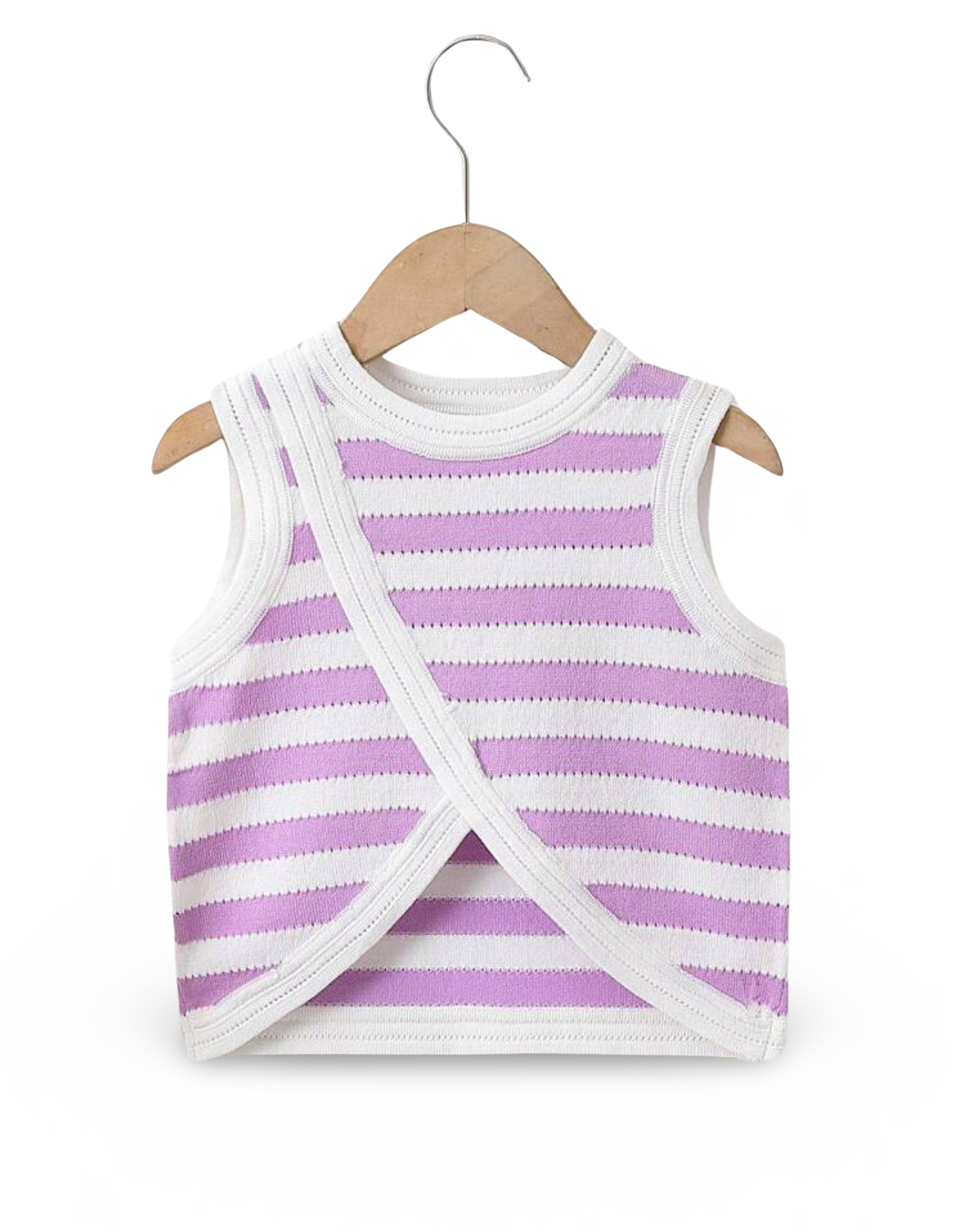 Purple stripped top - Ally Pop