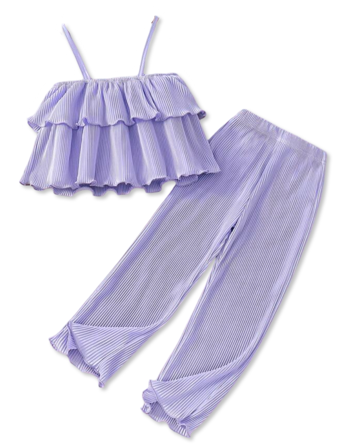 Lilac cami top & pants set