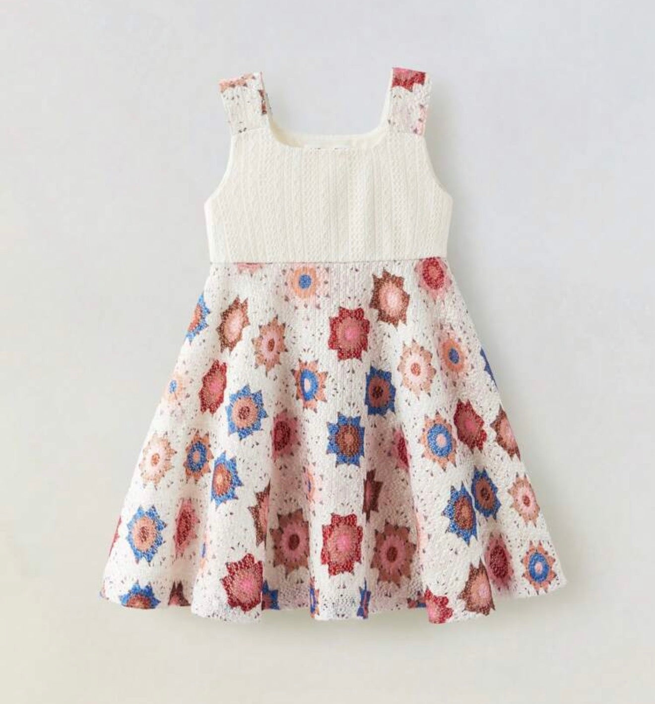 Crochet bloom dress - Ally Pop