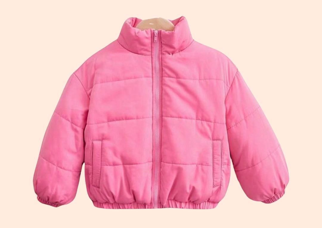 Pink puffer jacket - Ally Pop