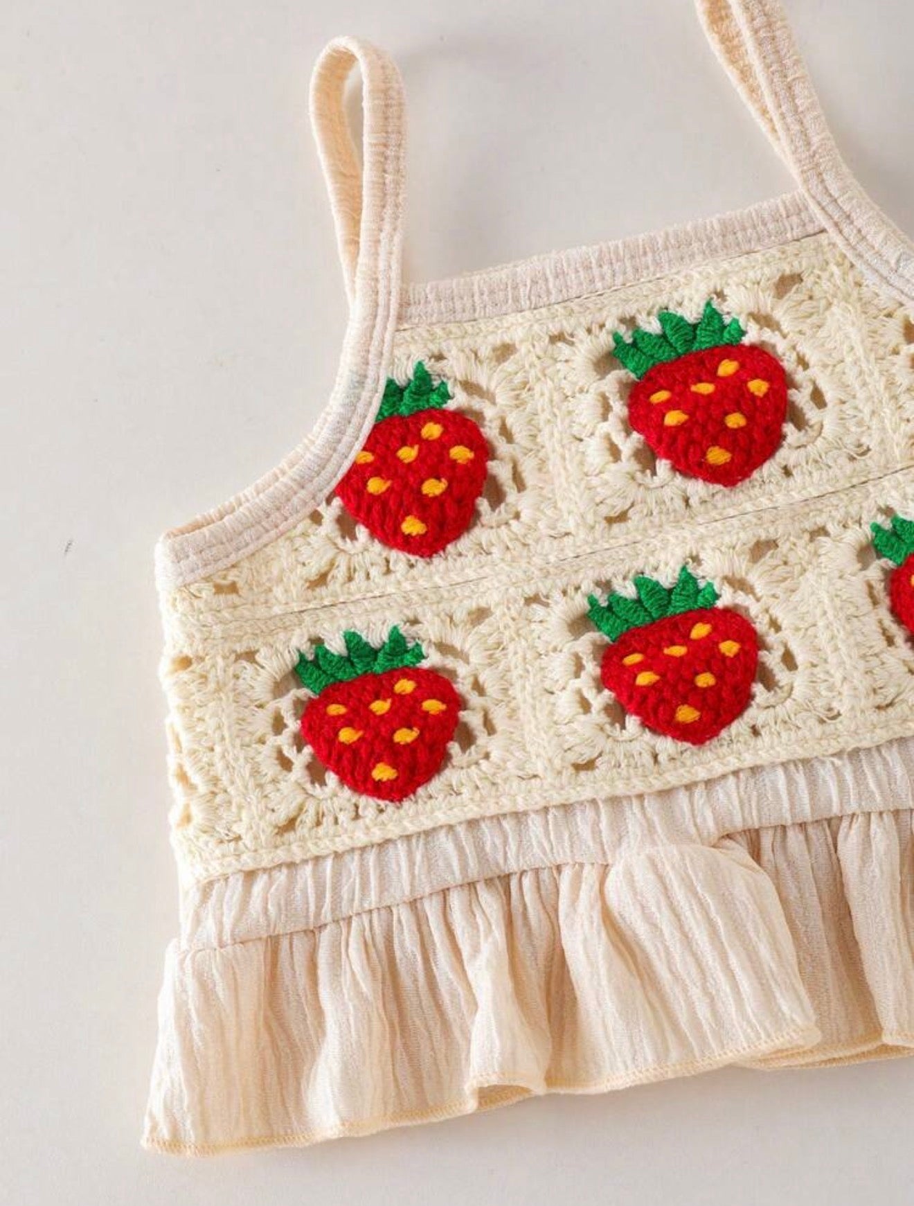 Strawberry crochet set - Ally Pop