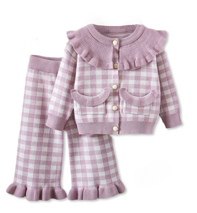 Plaid Lilac Set