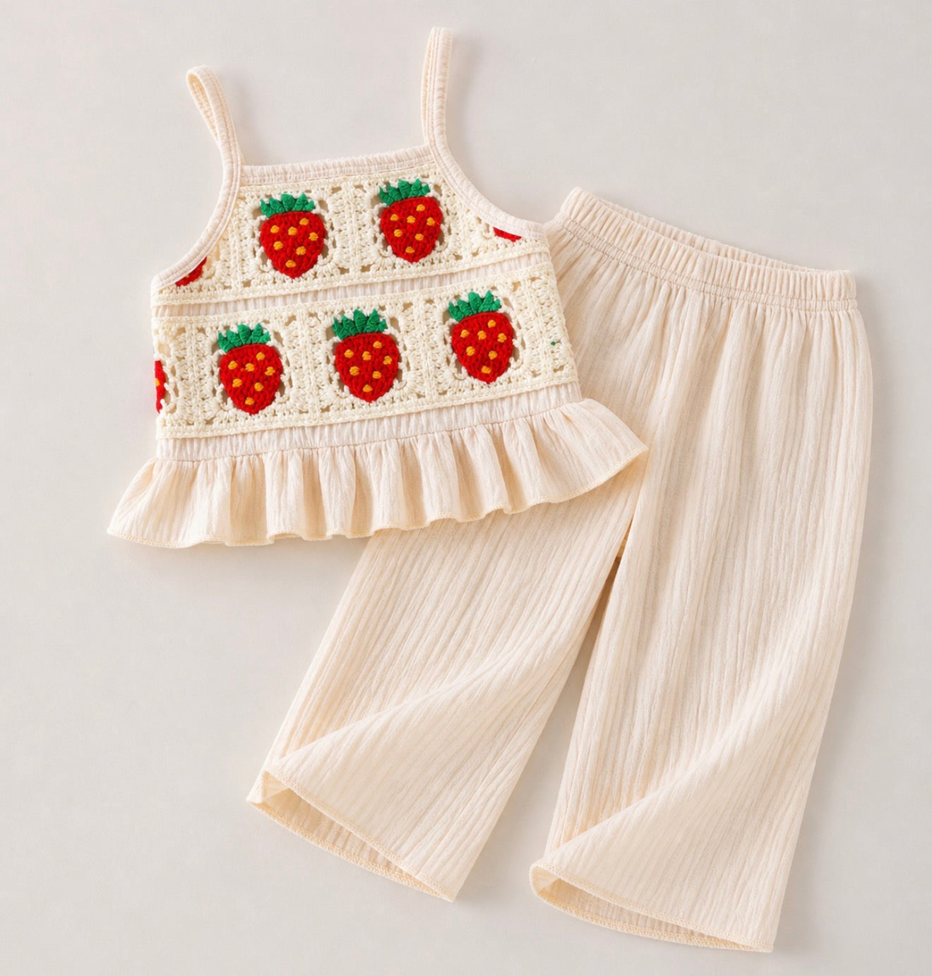 Strawberry crochet set - Ally Pop