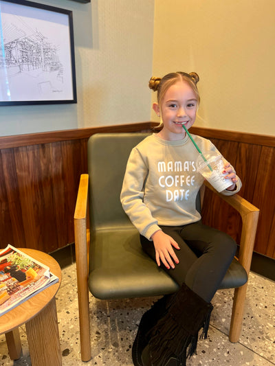 Mama’s Coffee date crewneck - Ally Pop