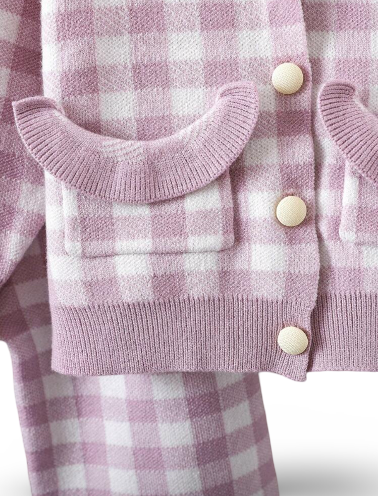 Plaid Lilac Set - Ally Pop