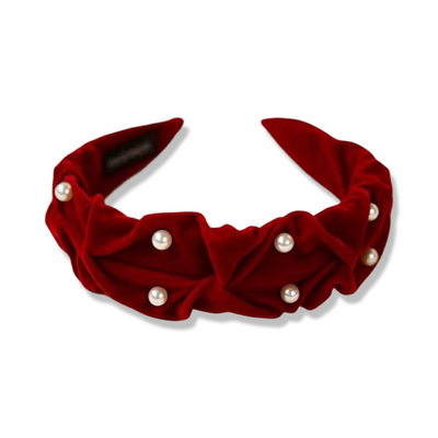 Christmas ruffle headband