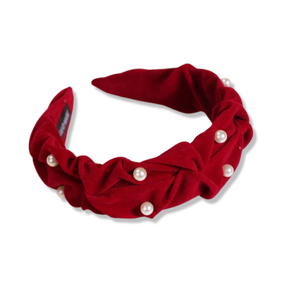 Christmas ruffle headband