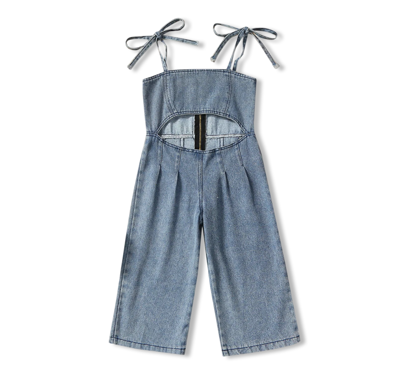 Denim romper - Ally Pop