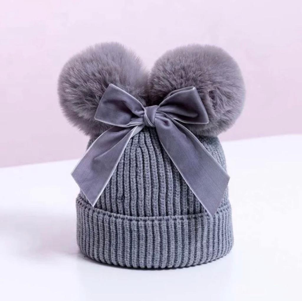 Knitted PomPom Beanie - Ally Pop