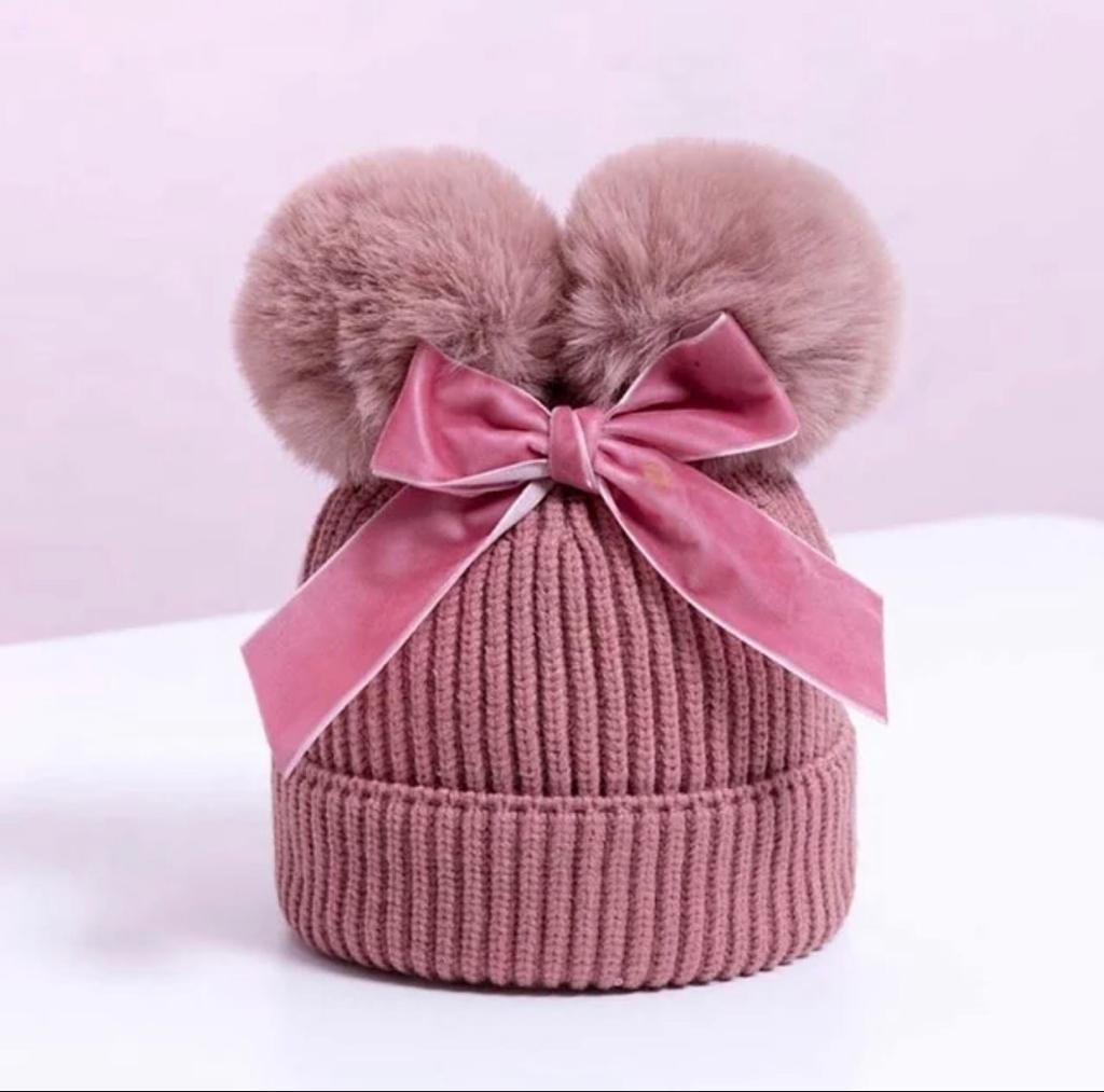 Knitted PomPom Beanie - Ally Pop