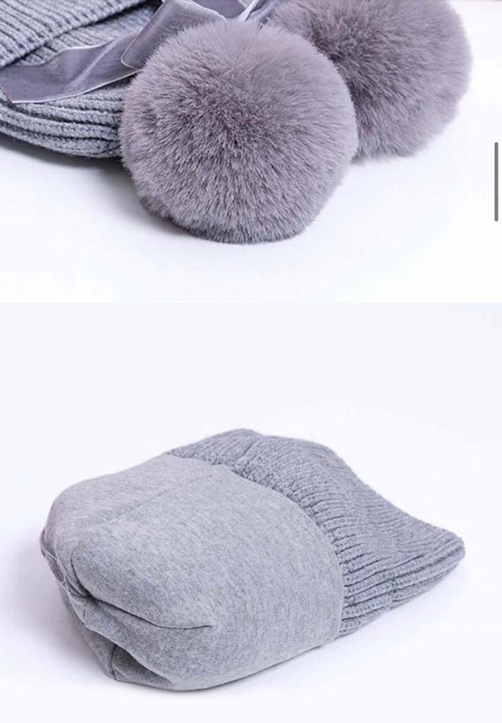 Knitted PomPom Beanie - Ally Pop