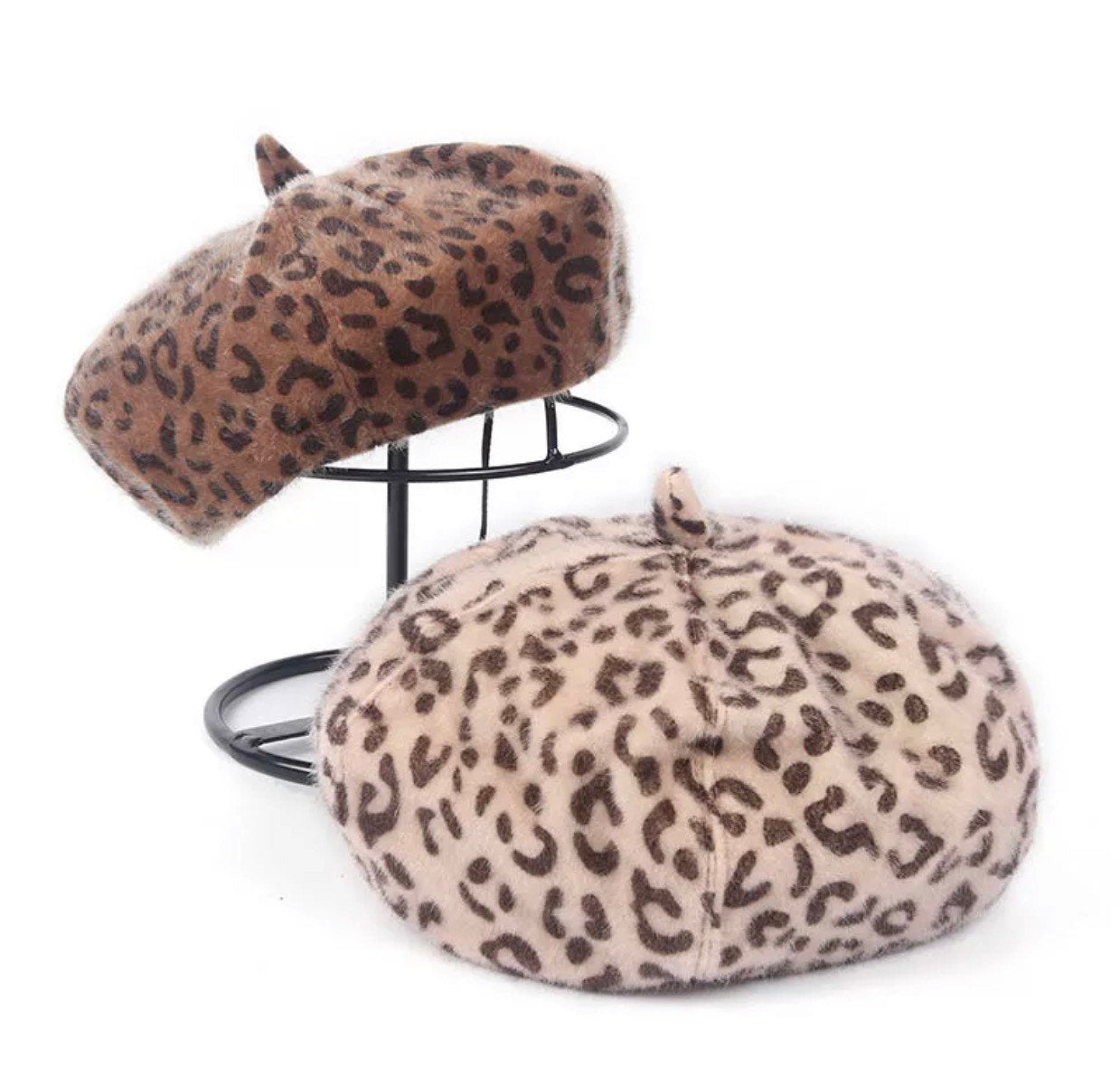 Toddler Leopard Berets