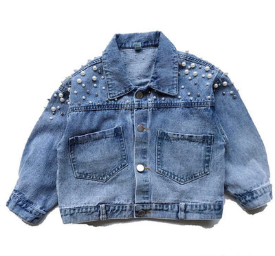 Pearl Denim Jacket - Ally Pop