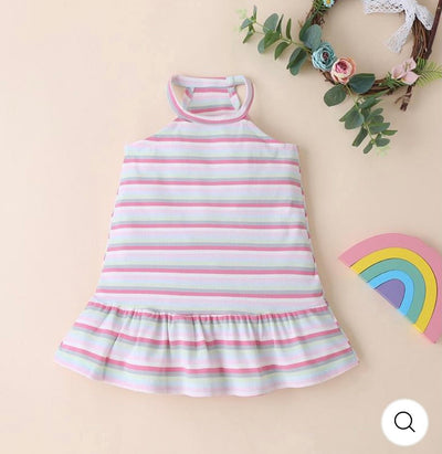 Toddler girl stripped dress