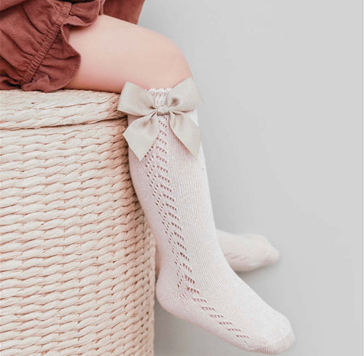 Baby knitted knee high socks - Ally Pop