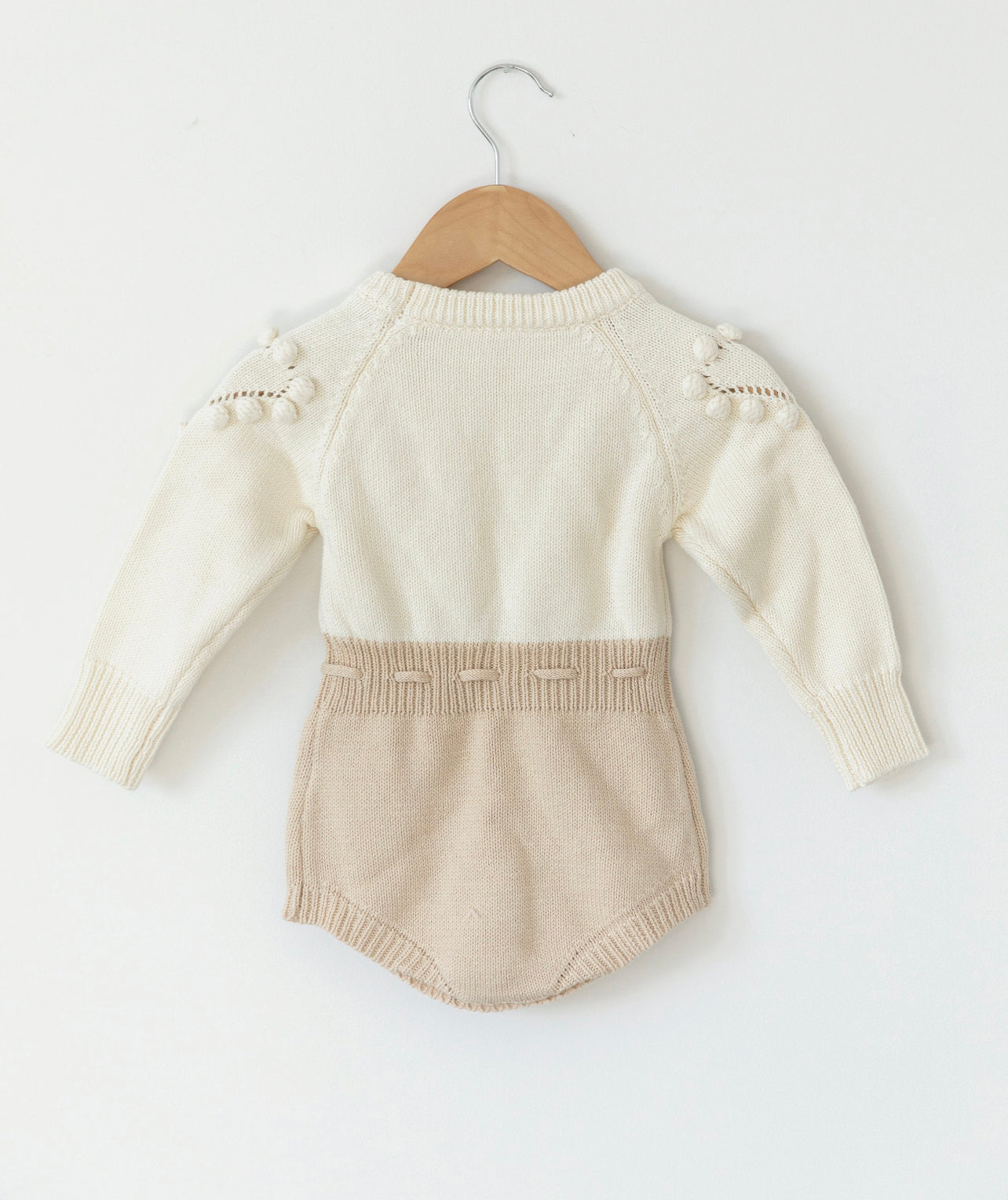 Baby girl knitted romper - Ally Pop